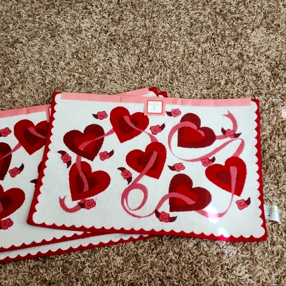 Valentines day Table place mats